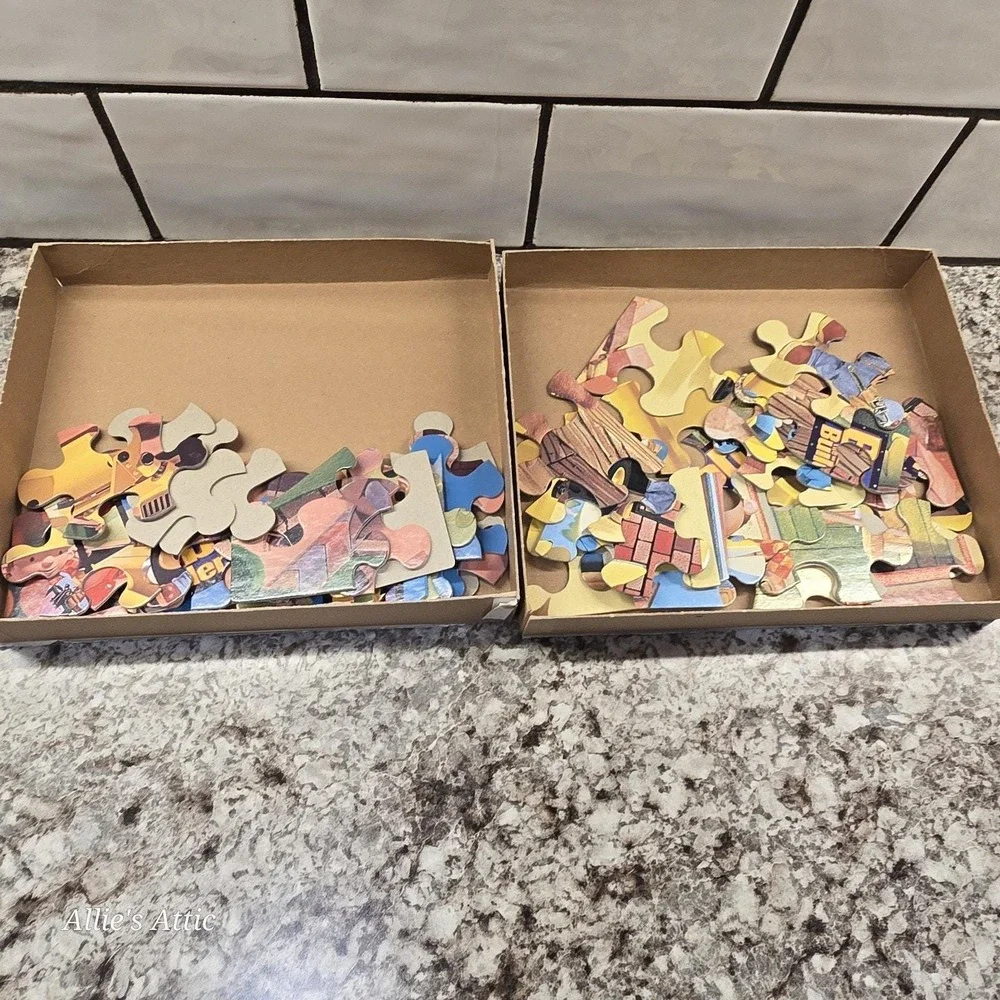 Bob the Builder‎ 24 Pc Vintage Puzzles & Action Figure Construction Toy Lot